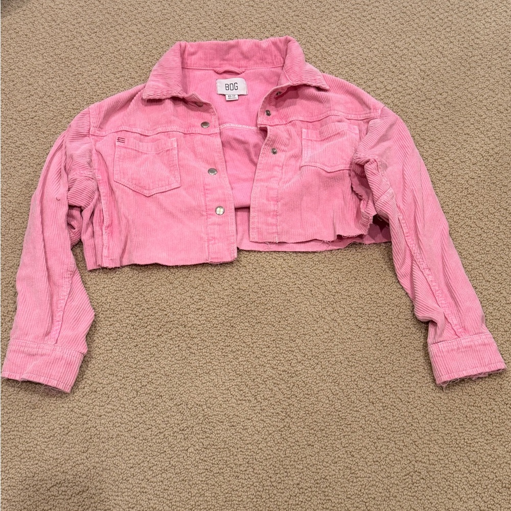 BDG Pink Corduroy Jacket